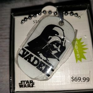 Star Wars Disney NWT Darth Vader dog tag